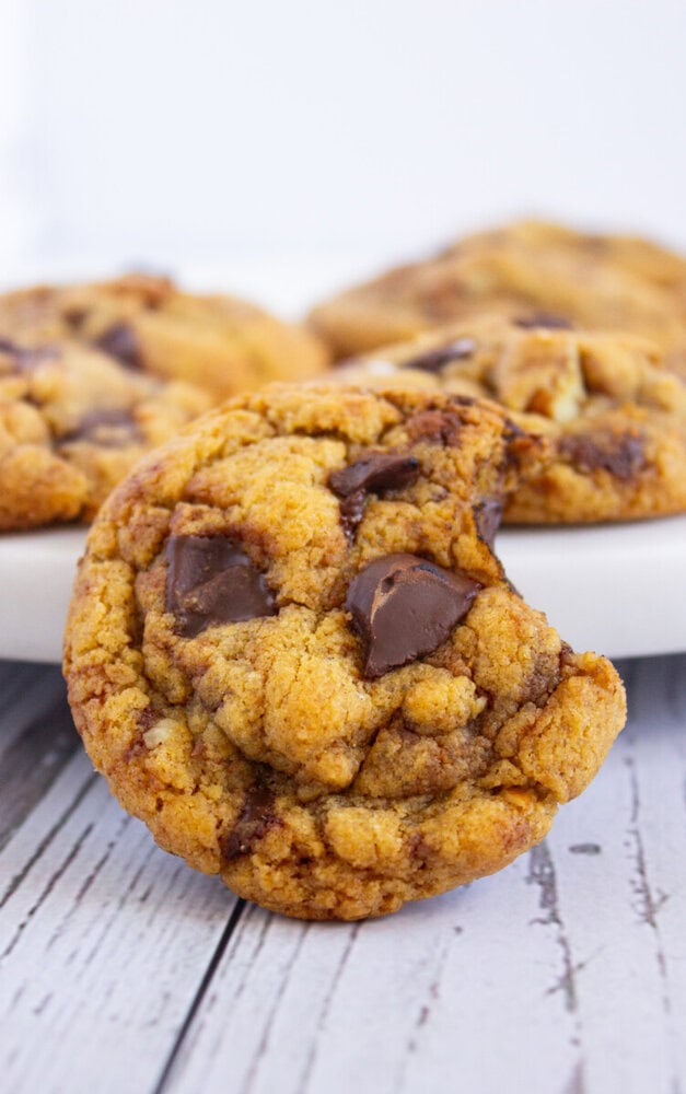 Brown Butter Tahini Chocolate Chip Cookies