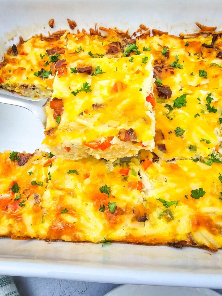 Bacon, Egg, and Hashbrown Casserole
