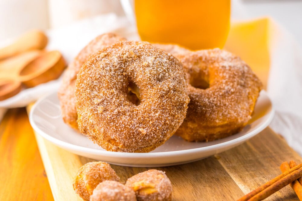 Air Fryer Apple Cider Doughnuts