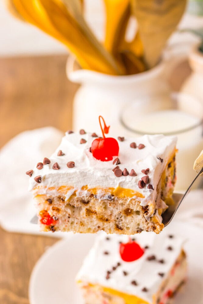 Cherry Chip Poke Cake Cherry Chip Poke Cake