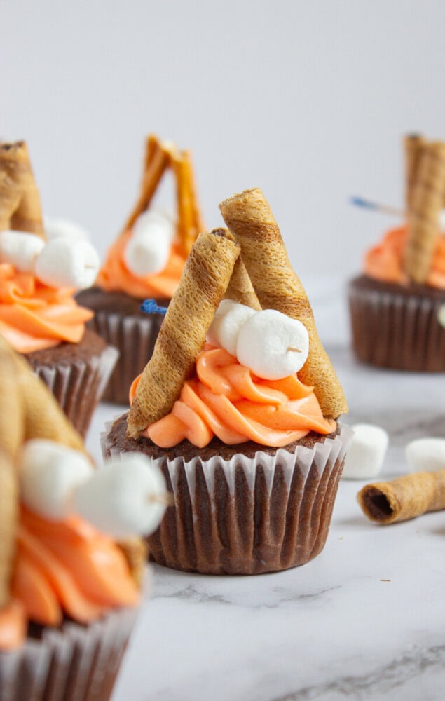 Bonfire Cupcakes