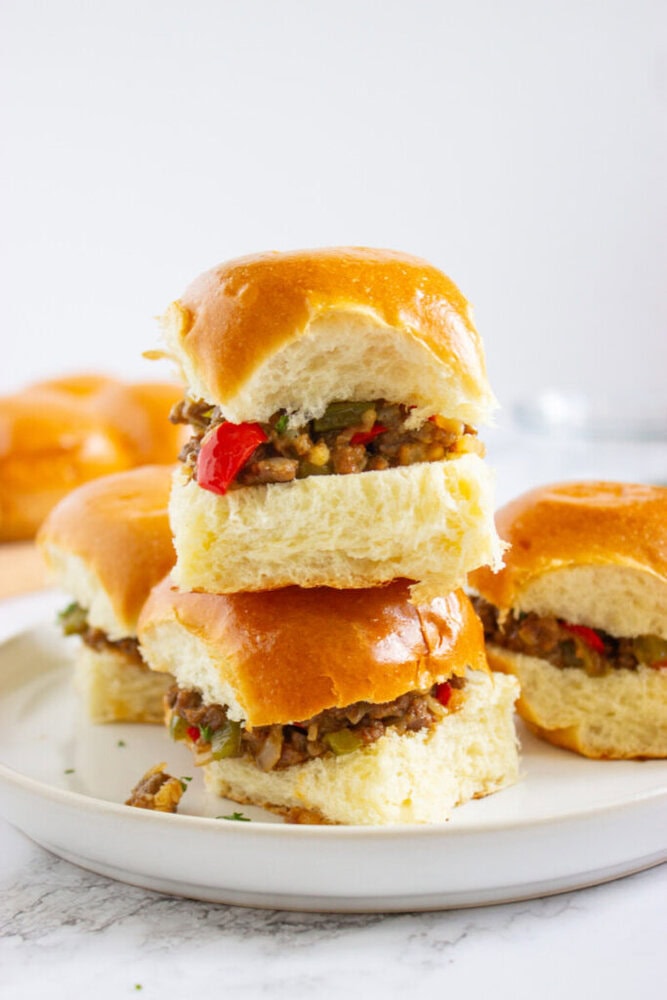 Philly Cheesesteak Sloppy Joes Philly Cheesesteak Sloppy Joes