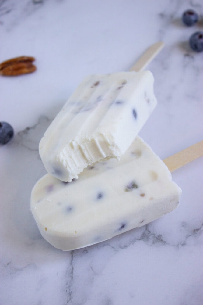 Blueberry Cheesecake Popsicles Blueberry Cheesecake Popsicles