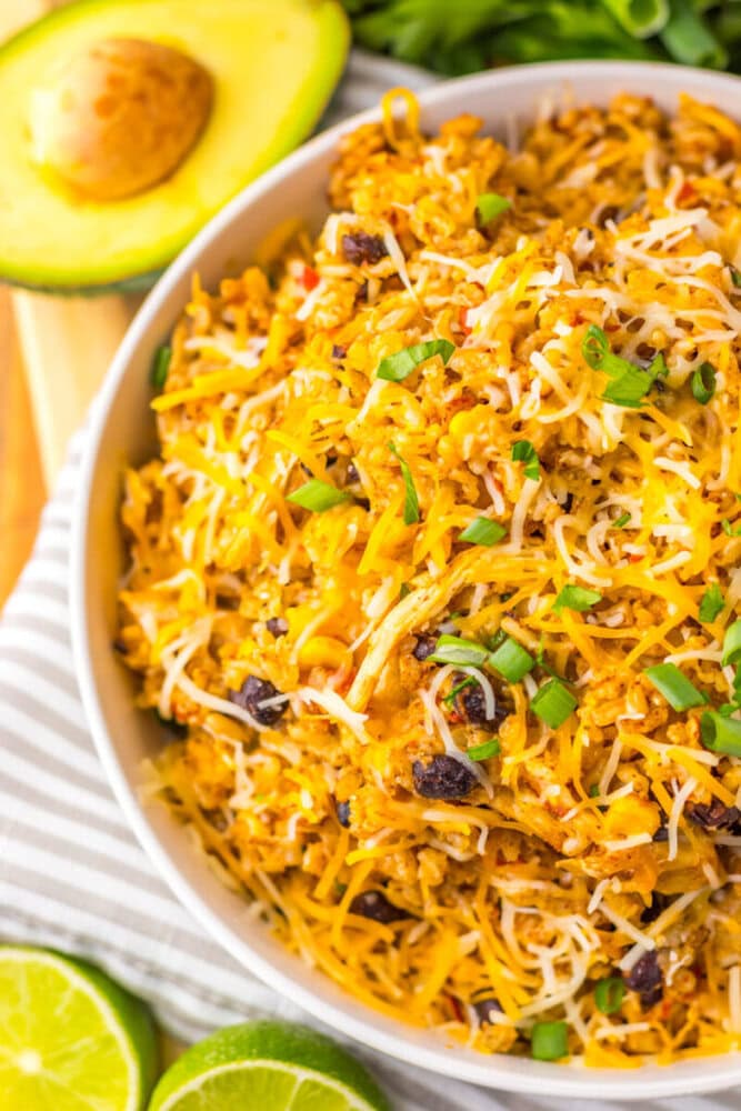 Slow Cooker Chicken Burrito Bowls Slow Cooker Chicken Burrito Bowls