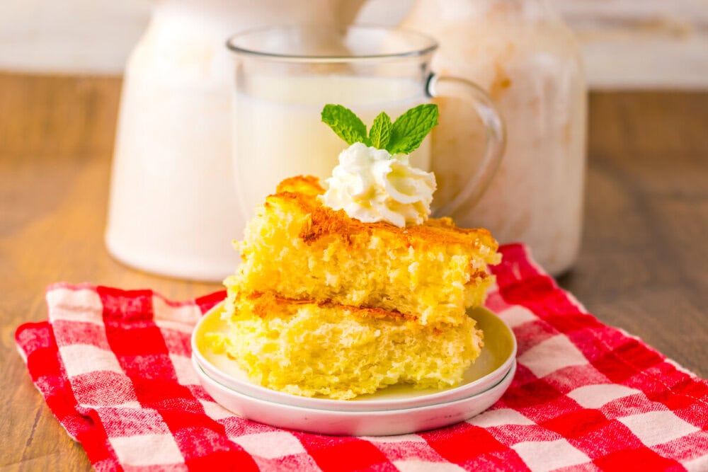 Two Ingredient Pineapple Angel Food Cake
