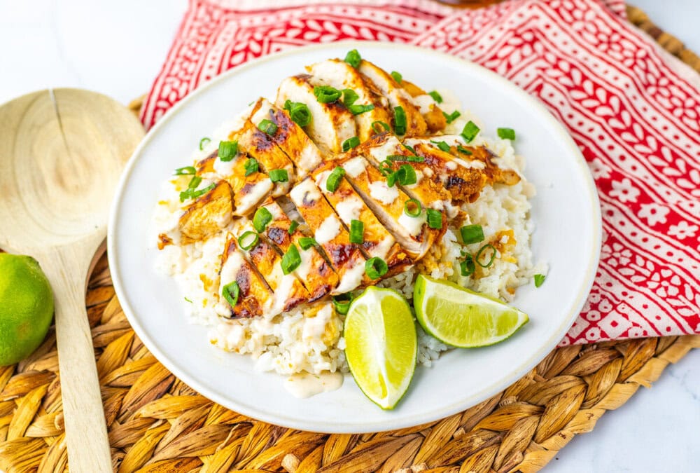Chili Chicken With Coconut Lime Sauce