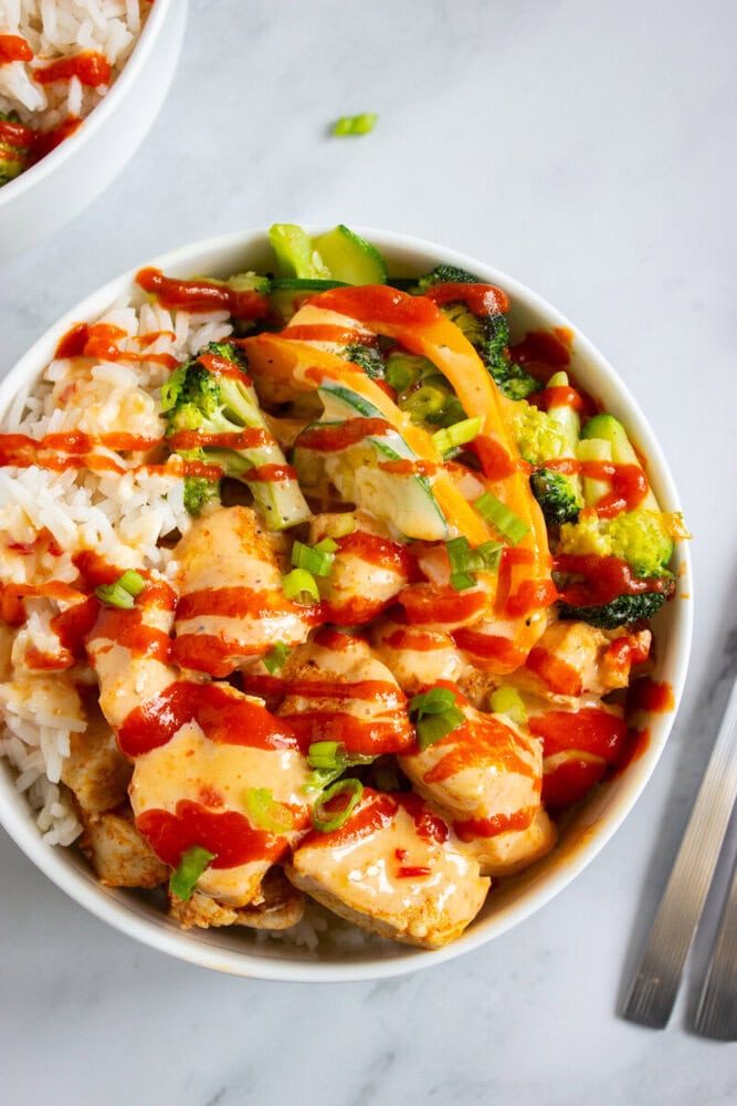 Bang Bang Chicken Bowl