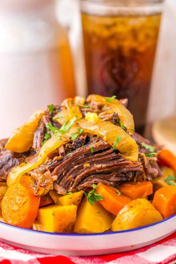 Slow Cooker French Onion Pot Roast