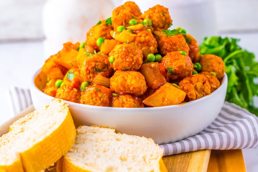 Slow Cooker Meatball Stew