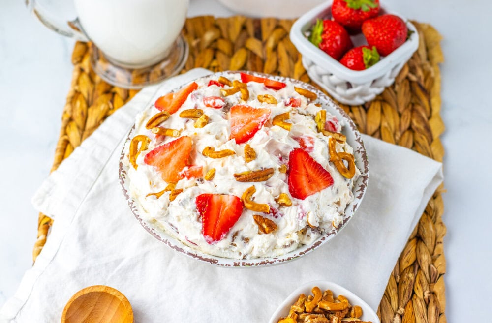 Strawberry Crack Pretzel Salad