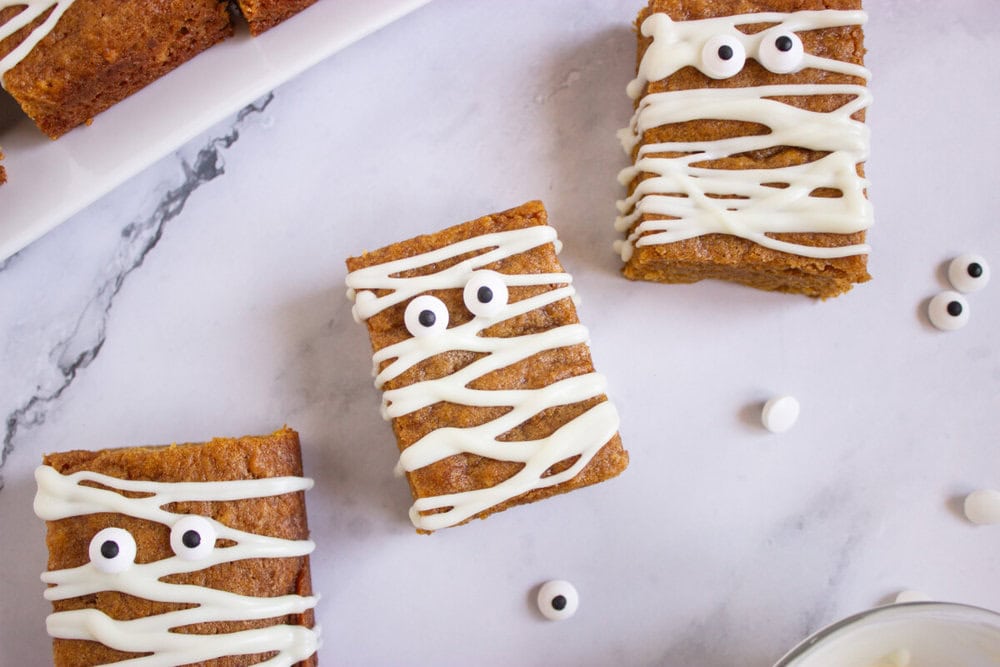 Pumpkin Blondie Mummies