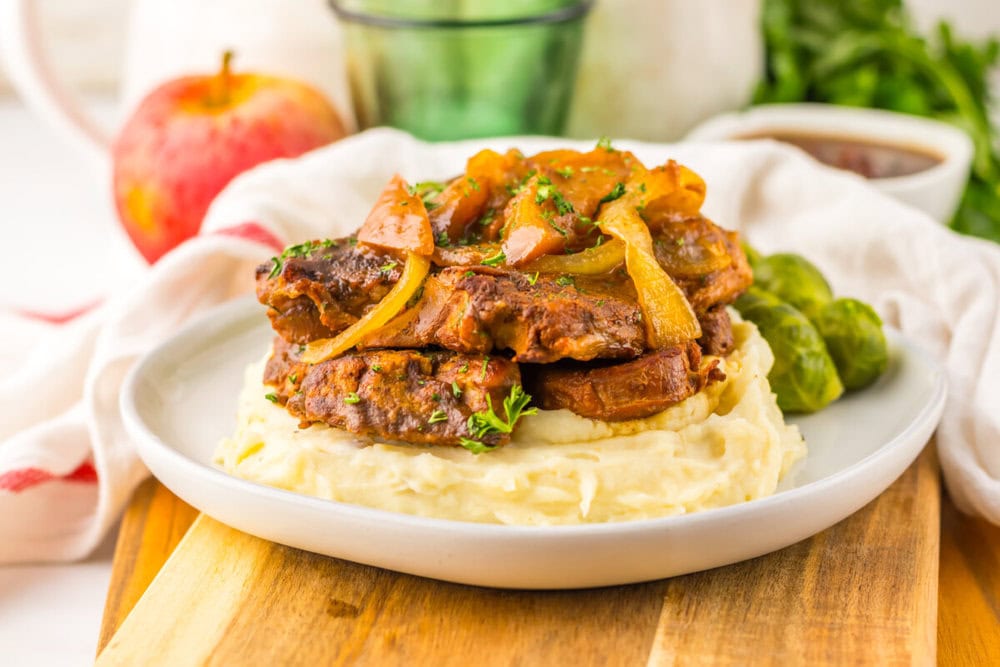 Slow Cooker Apple Butter Pork Chops