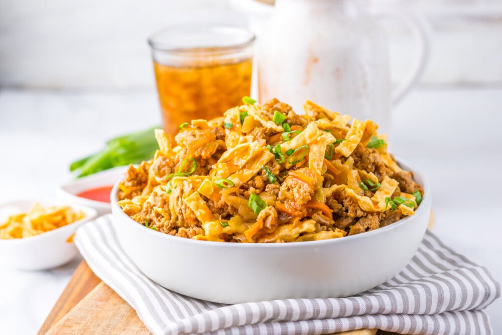 Slow Cooker Egg Roll in a Bowl