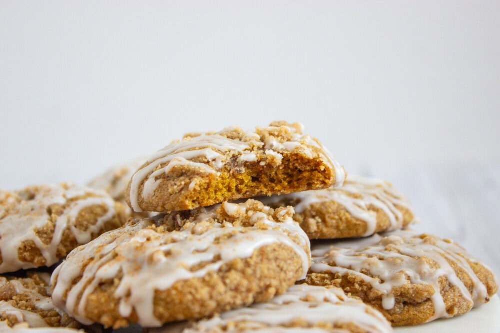 Pumpkin Latte Crumble Cookies