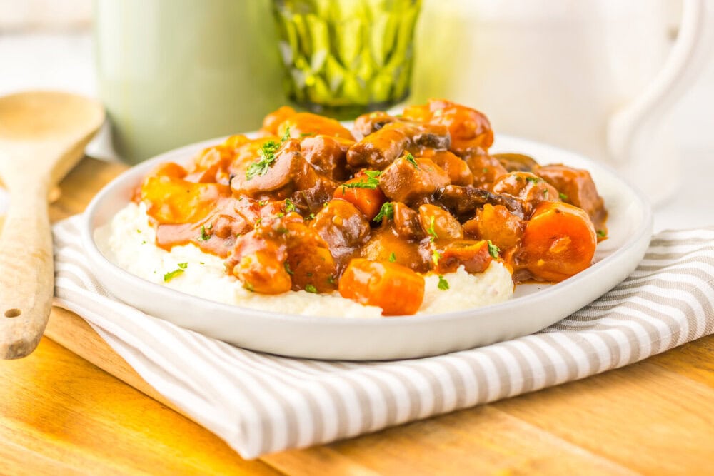 Slow Cooker Beef Bourguignon