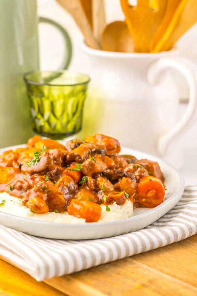 Slow Cooker Beef Bourguignon