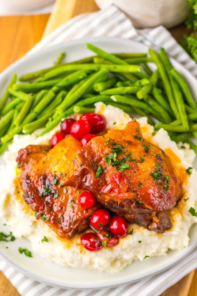 Slow Cooker Apricot Cranberry Chicken