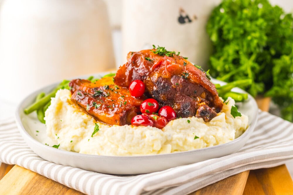 Slow Cooker Apricot Cranberry Chicken
