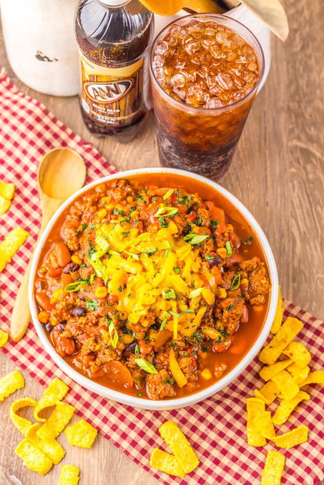 Slow Cooker Root Beer Chili