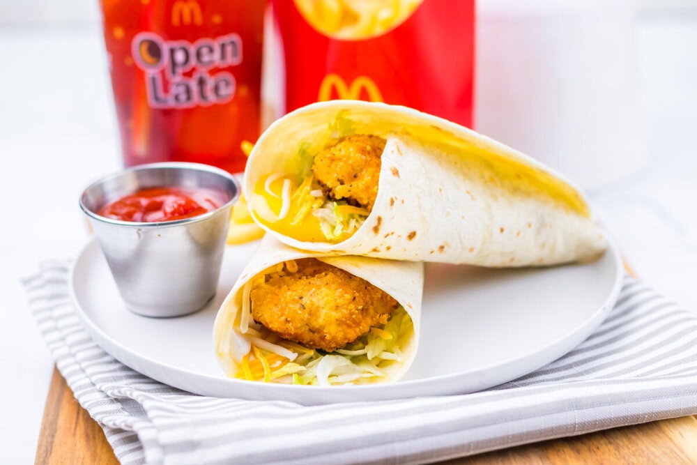 Copycat McDonalds Snack Wrap