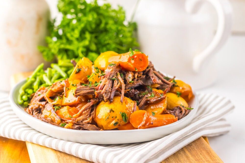 Slow Cooker Catalina Roast Beef