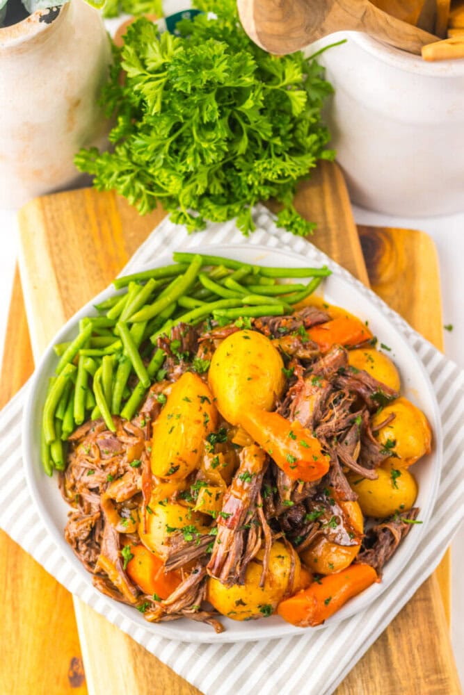 Slow Cooker Catalina Roast Beef