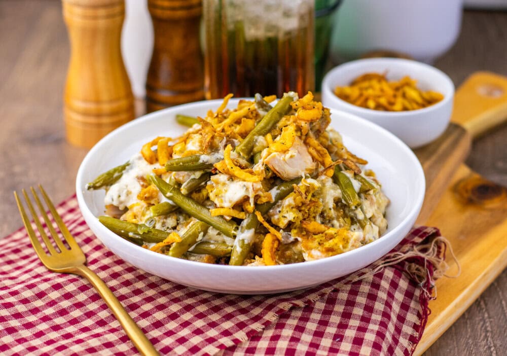 Slow Cooker Green Bean And Chicken Casserole