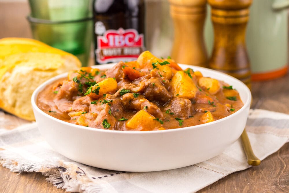 Slow Cooker Root Beer Beef Stew