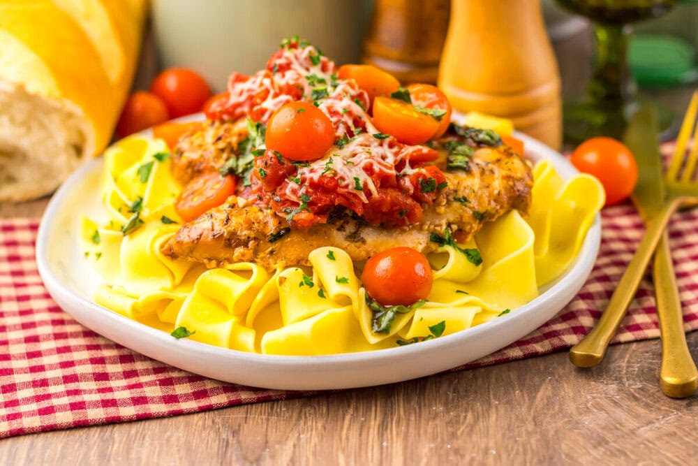 Slow Cooker Bruschetta Chicken