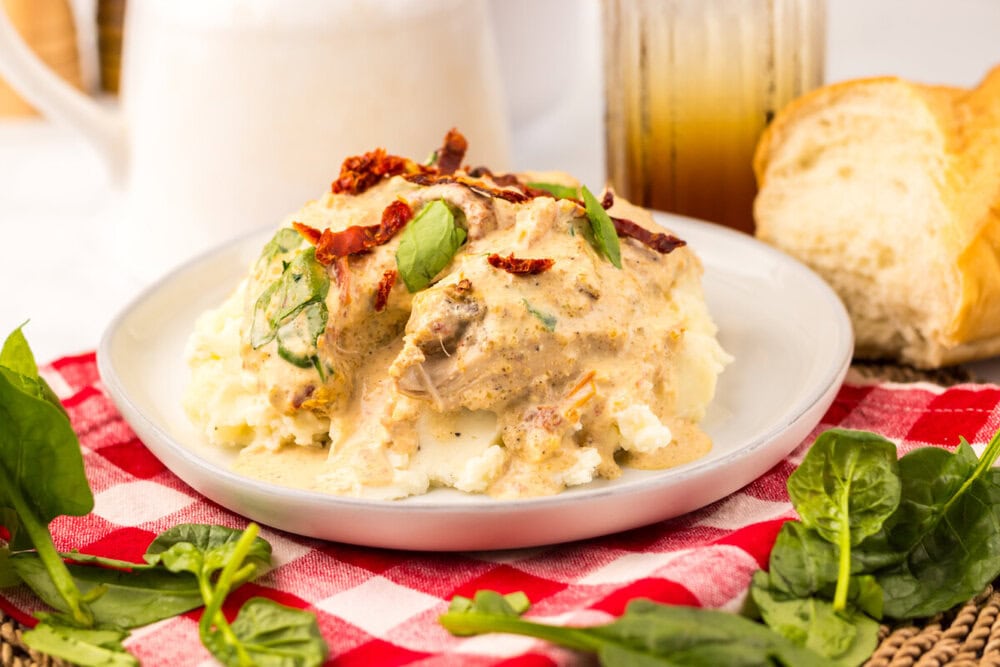 Slow Cooker Tuscan Chicken