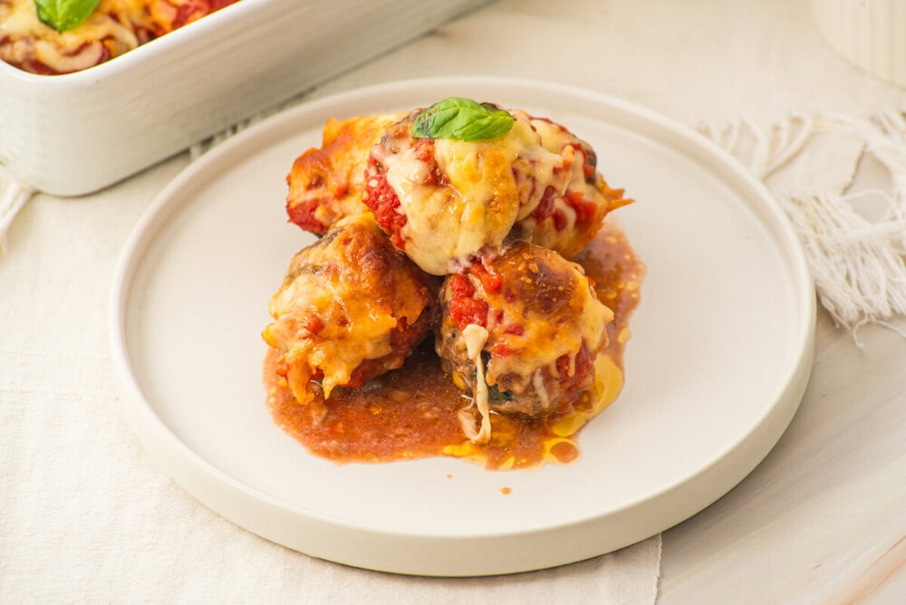 Cheesy Meatballs Casserole