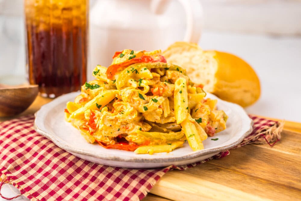 Slow Cooker Chicken Fajita Pasta