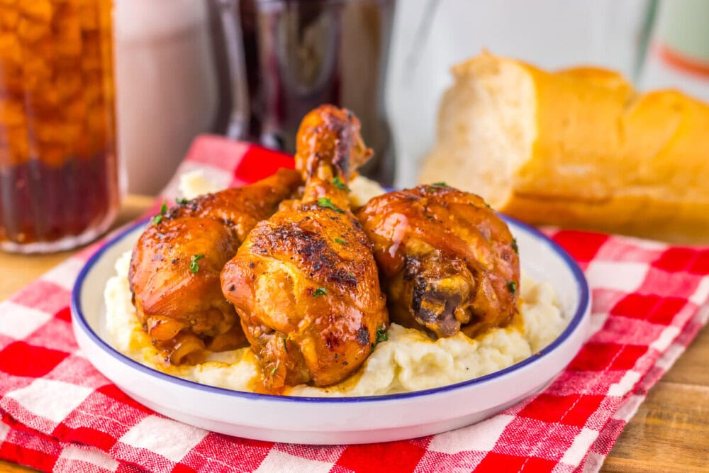 Slow Cooker Cherry Cola Drumsticks