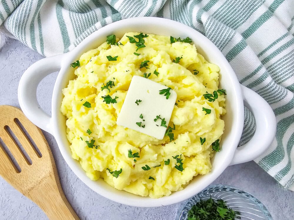 Garlic Parmesan Mashed Potatoes