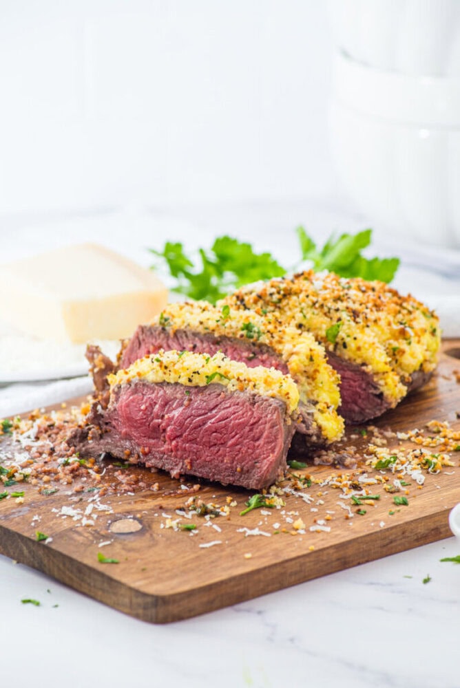 Steak Parmesan Crust Steak Parmesan Crust