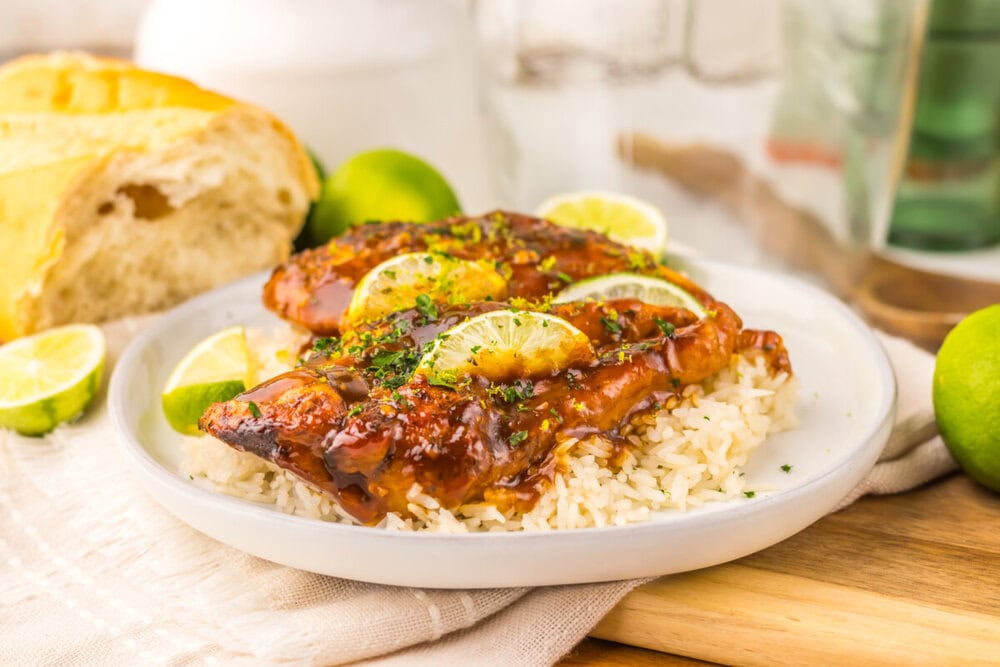 Slow Cooker Honey Lime Chicken