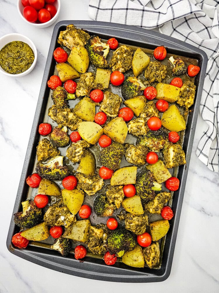 Sheet Pan Pesto Chicken Sheet Pan Pesto Chicken