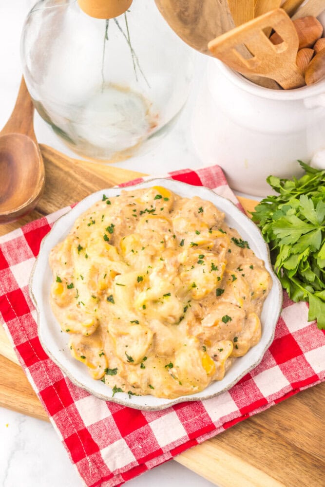 Slow Cooker French Onion Chicken Tortellini Slow Cooker French Onion Chicken Tortellini