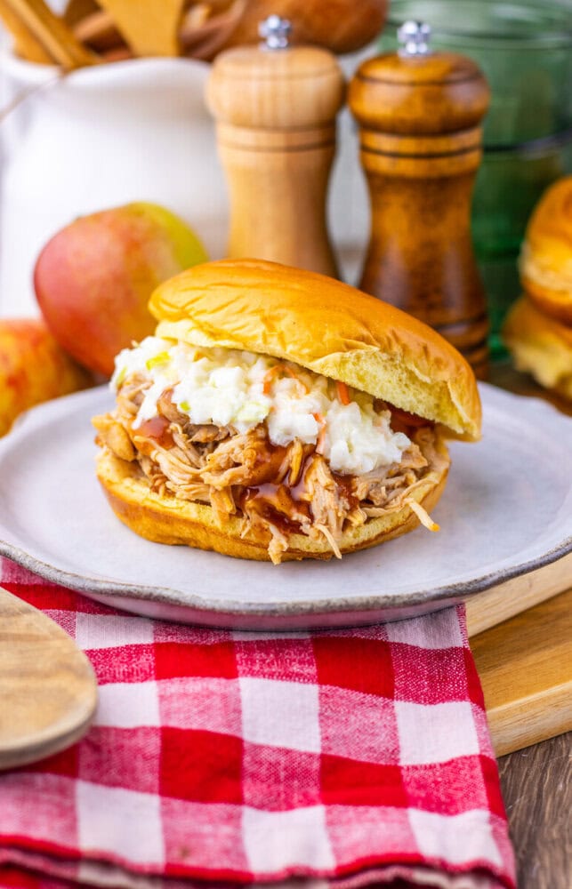 Apple Cider BBQ Pulled Chicken Apple Cider BBQ Pulled Chicken