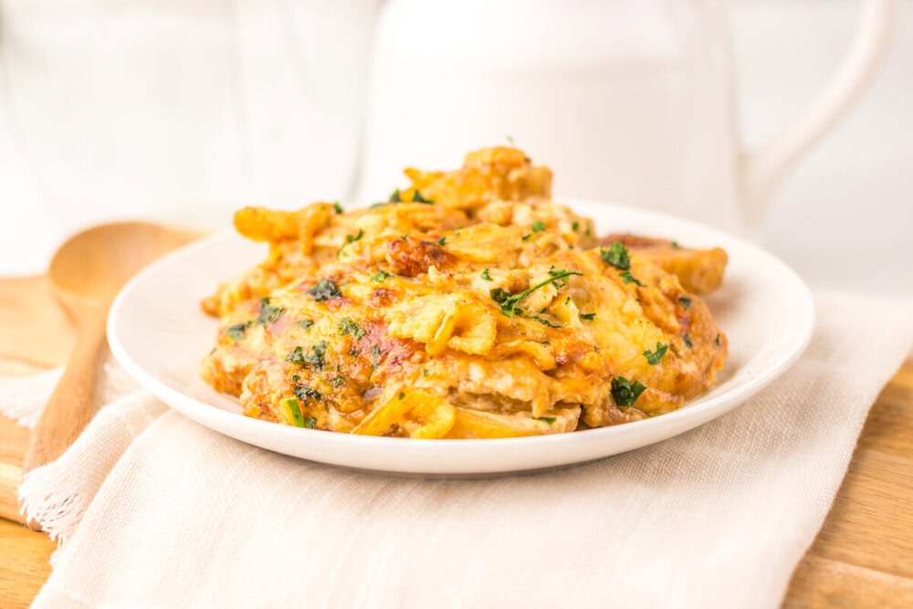 Cheesy French Onion Potato Casserole