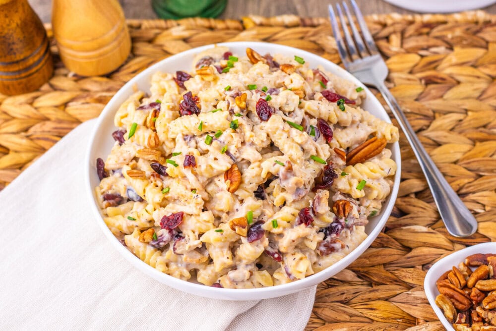 Cranberry White Cheddar Chicken Pasta