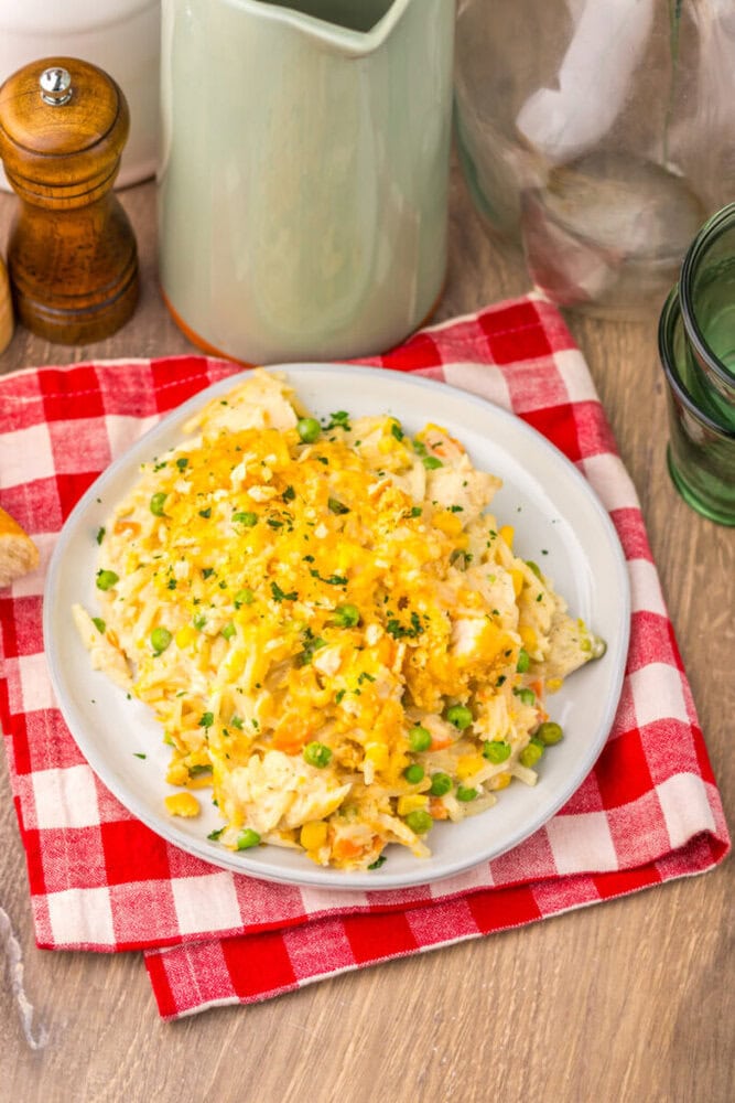 Slow Cooker Chicken Pot Pie Hash Brown Casserole Slow Cooker Chicken Pot Pie Hash Brown Casserole