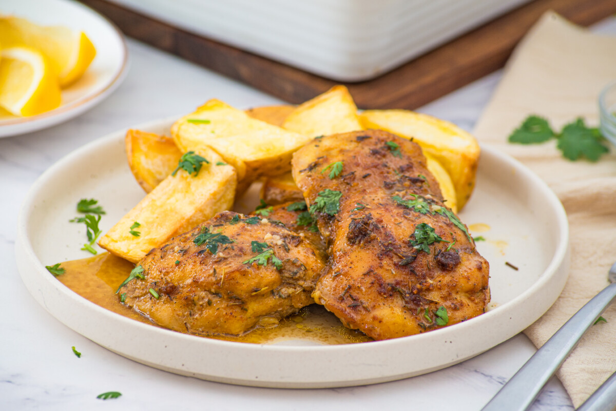 Oven Baked Boneless Skinless Chicken Thighs