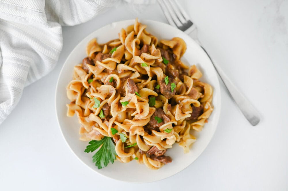 Crockpot Beef and Noodles