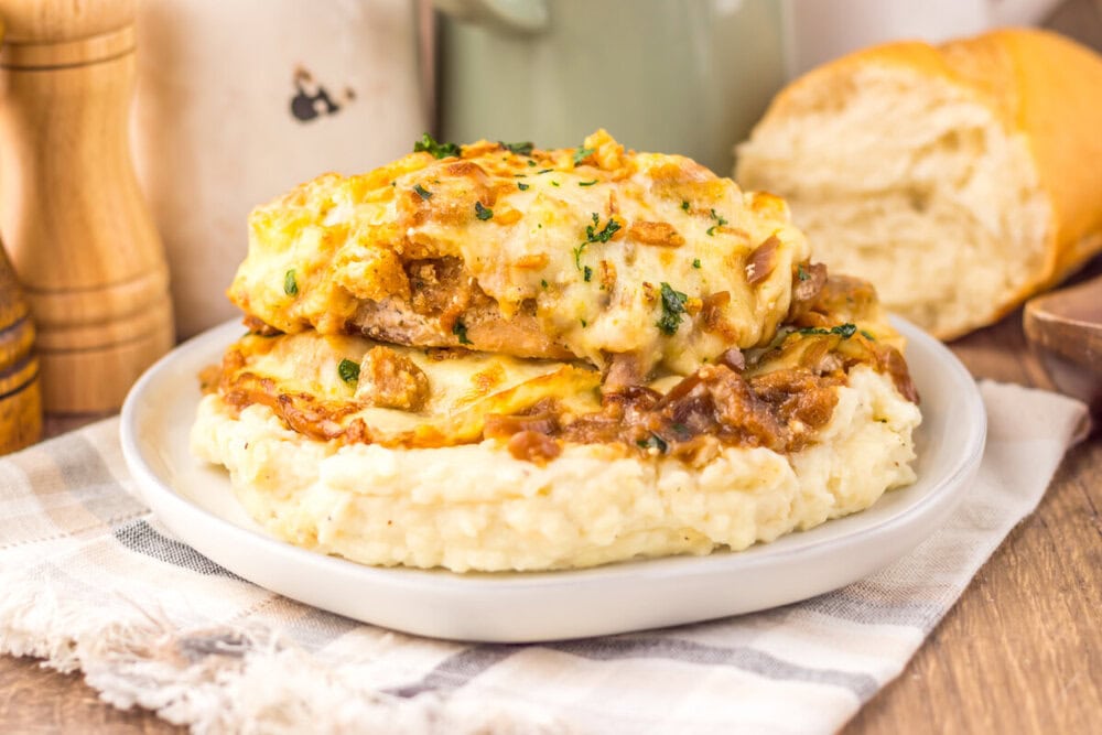 French Onion Chicken Bake