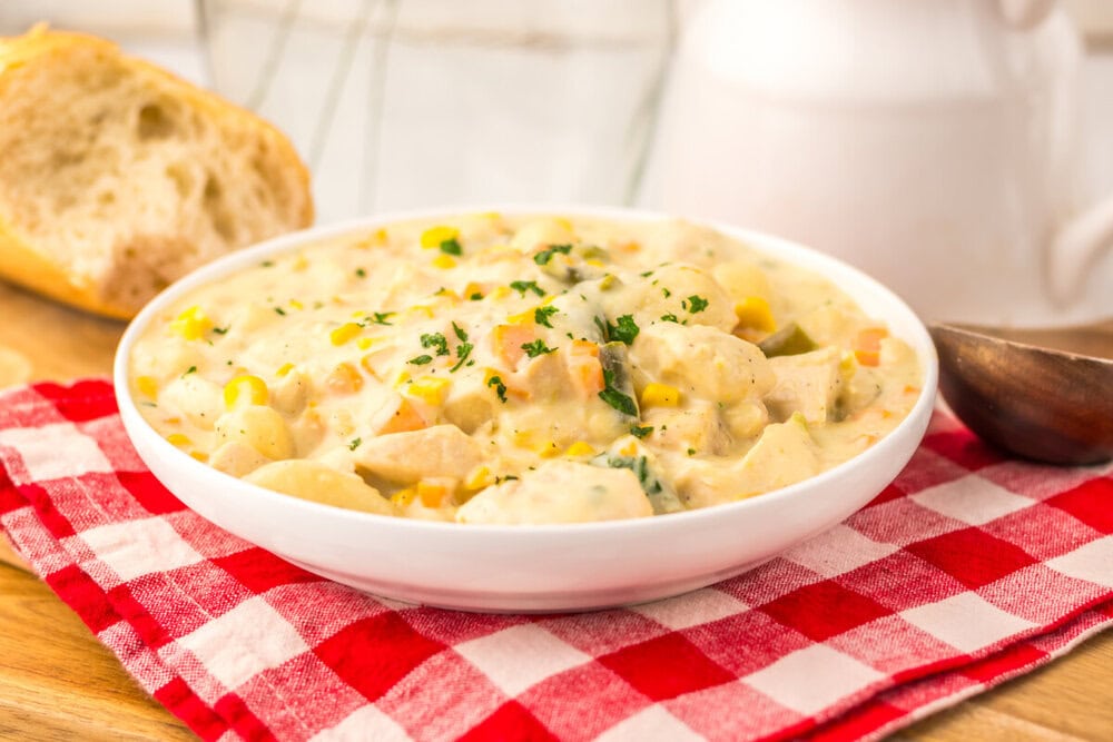 Slow Cooker Chicken Pot Pie Gnocchi