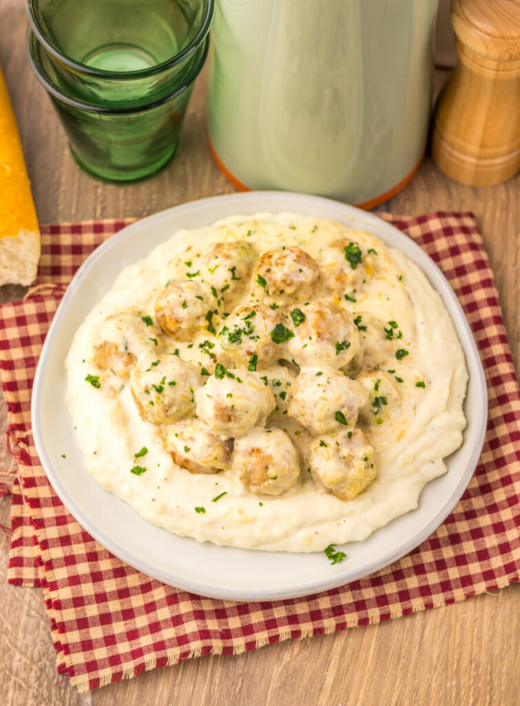 Slow Cooker Creamy Alfredo Meatballs Slow Cooker Creamy Alfredo Meatballs