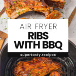 Air Fryer Ribs with BBQ