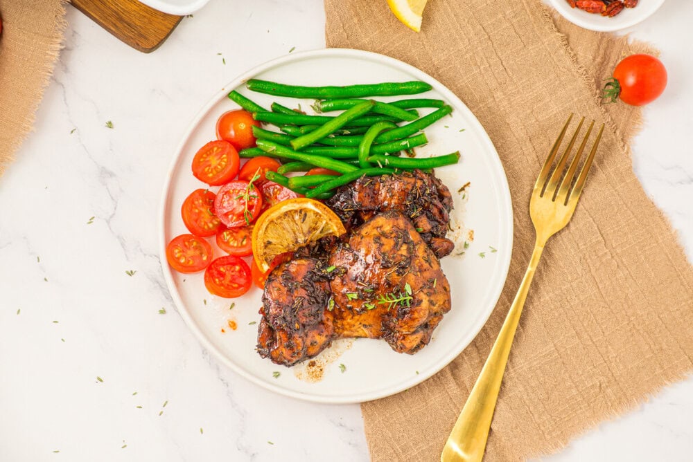Honey Balsamic Chicken Thighs