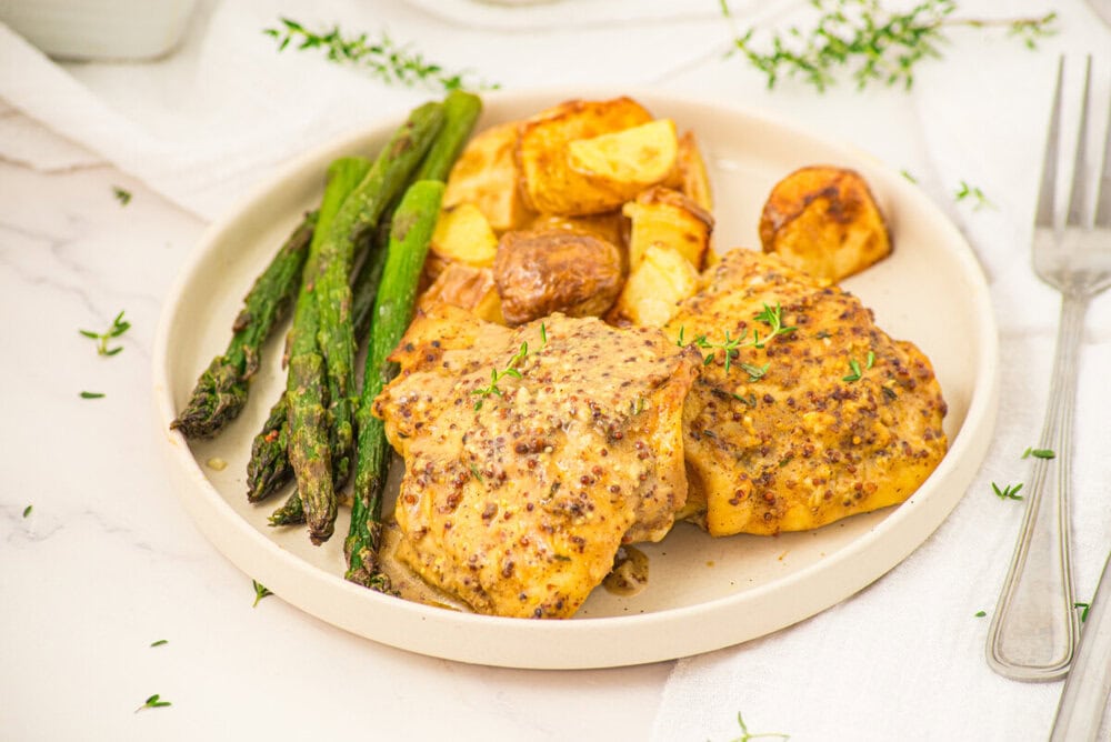 Mustard Chicken Thighs